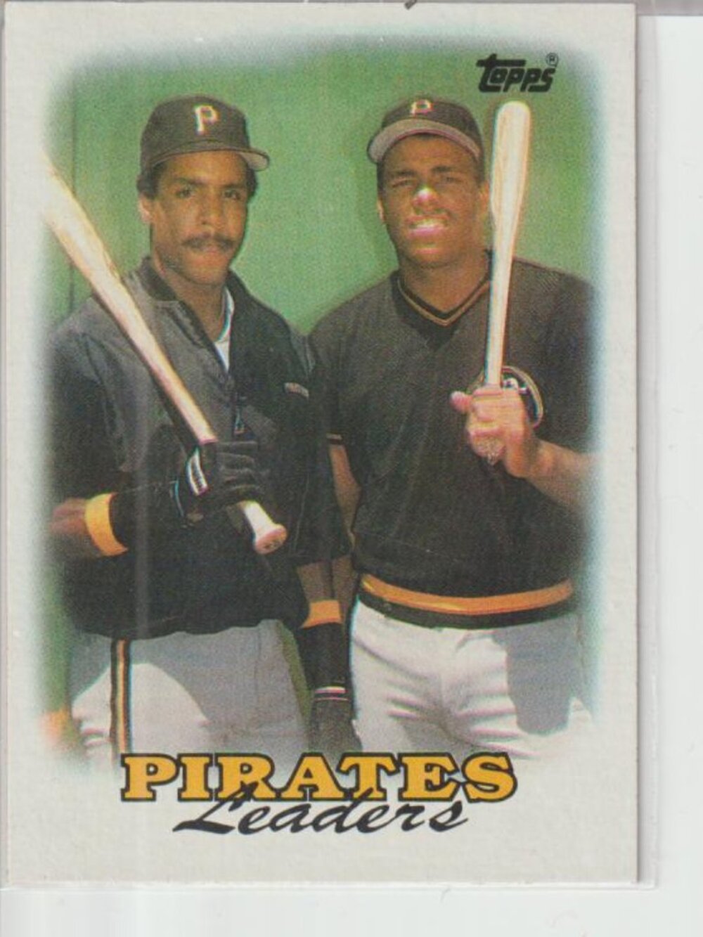 Barry Bonds/Bonilla Topps 1988 Team Leaders #231